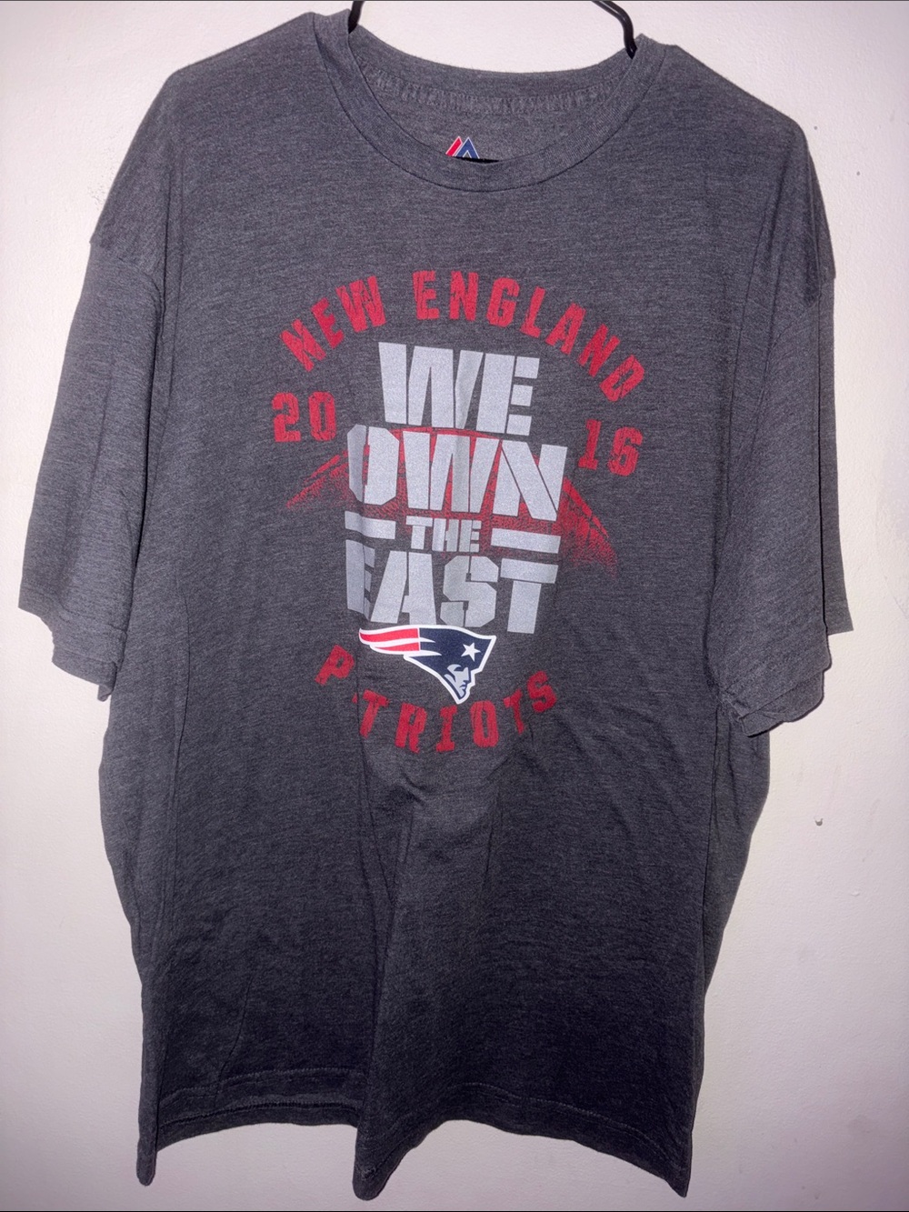 Majestic Black New England 'We Own The East' Graphic Tee